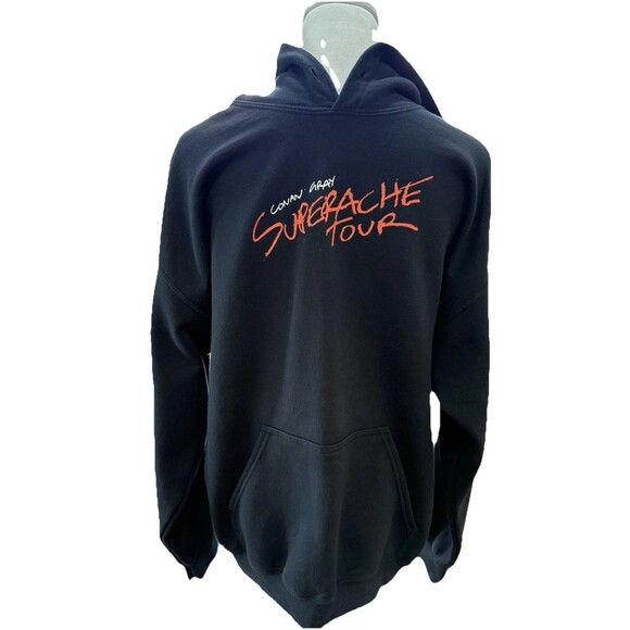 Conan Gray Superache Tour Hoodie Black L Concert Merch Rose Graphic North - Picture 1 of 9